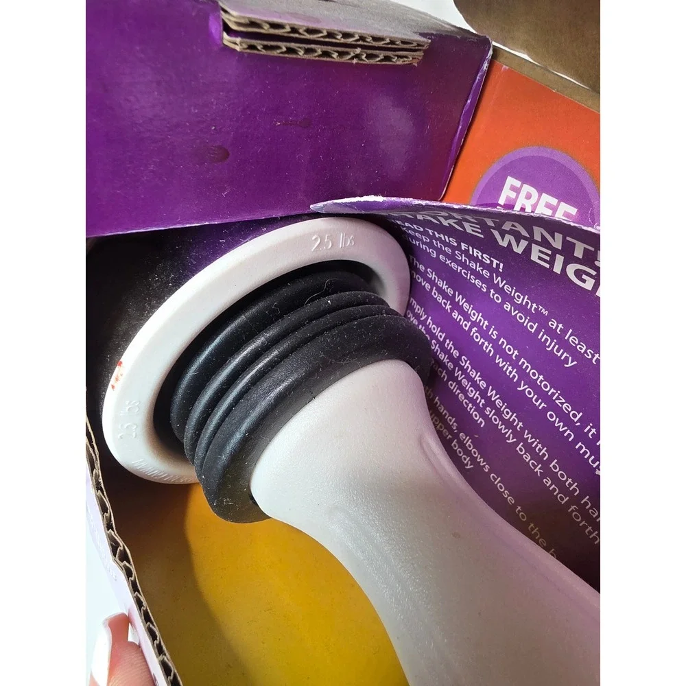 Shake Weight for Women As Seen On TV White Dynamic Inertia Dumbbell 6 Minute A4 - Picture 15 of 15